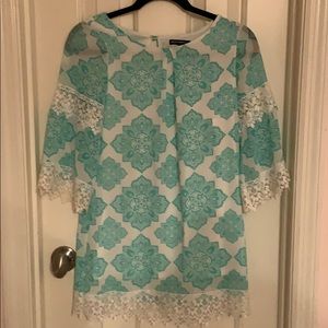 Sequin Heart Girls Printed dress